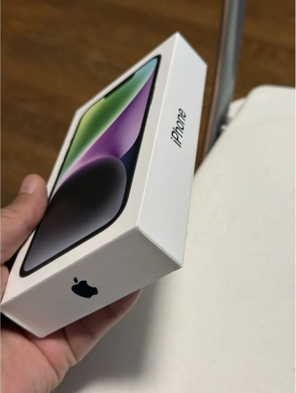 Box Only Apple iPhone 14 Midnight 128GB With Inserts